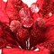 Set of 3: Vibrant Red Velvet Poinsettia Flower Stems | 11" Wide | 10 Lifelike Silk Petals | Festive Holiday Decor | Christmas Flowers | Home & Office Decor
